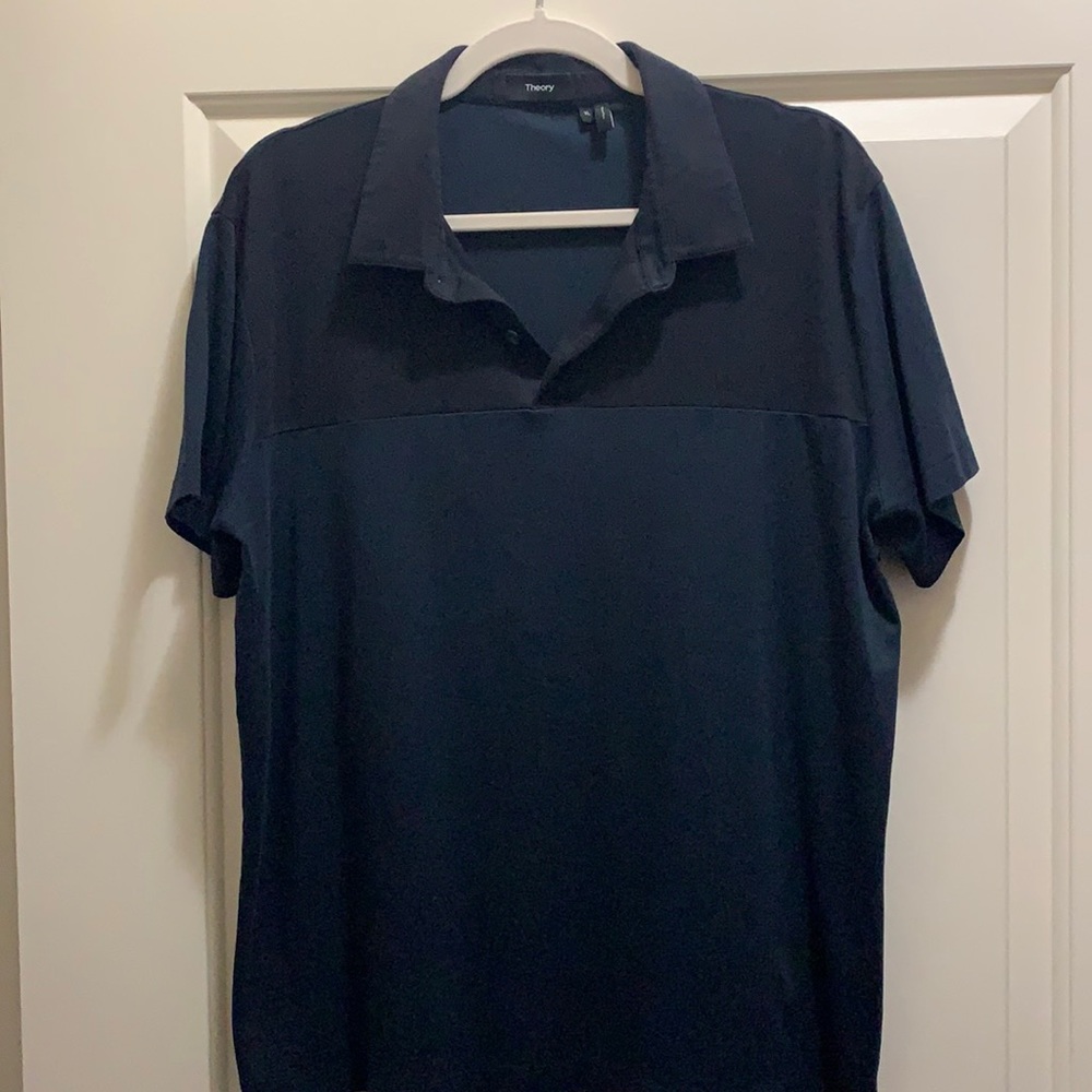 Theory Contrast Polo Shirt
